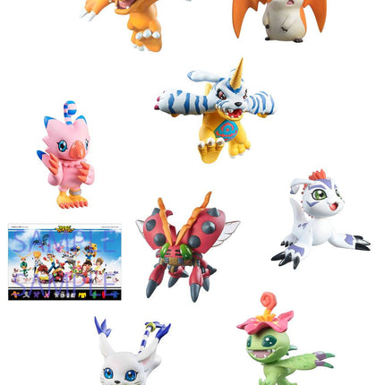 Digimon Adventure Digicolle! Series Trading Figure 8-Pack Mix Special Edition 5cm