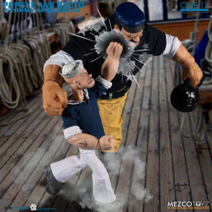Popeye Action Figures 1/12 Popeye &amp; Bluto: Stormy Seas Ahead Deluxe Box Set