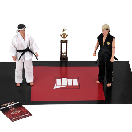 Karate Kid Retro Action Figure 2-Pack Tournament 20 cm Tatami NECA (3948439273569)