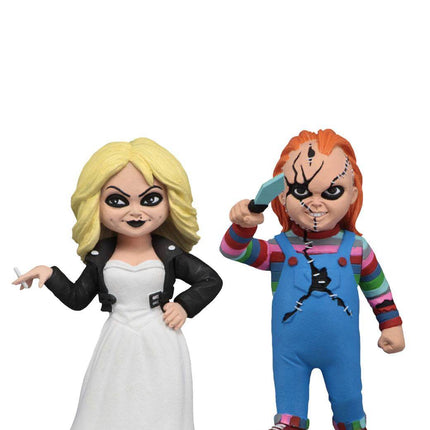 Chucky e Tiffany Bride of Chucky Toony Terrors Action Figure 2-Pack 15 cm