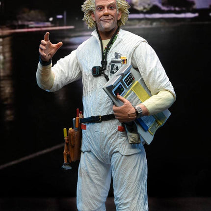 Ultimate Doc Brown (1985) 18 cm Back to the Future Action Figure  NECA 53620