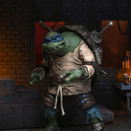 Leonardo jako dzwonnik 18cm uniwersalne potwory x nastoletnie zmutowane żółwie ninja figurka NECA 54186