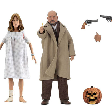 Halloween 2 Retro Action Figure 2-Pack Doctor Loomis e Laurie Strode 20 cm