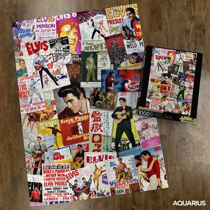 Elvis Presley Jigsaw Puzzle Movie Poster Collage (1000 pieces)