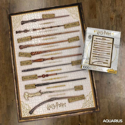 Harry Potter Jigsaw Puzzle Różdżki (1000 sztuk)