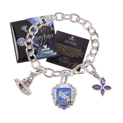 Ravenclaw (silver plated) Harry Potter Charm Bracelet Lumos