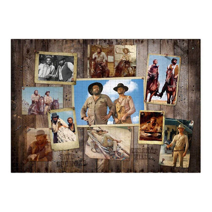 Bud Spencer e Terence Hill Jigsaw Puzzle Western Photo Wall (1000 pieces)