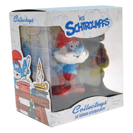 Grande Puffo The Smurfs Collector Collection Statue Papa Smurf 15 cm