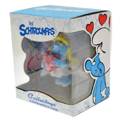 Pitufina con Corazón The Smurfs Collection Statue Smurfette Holding A Heart 15 cm