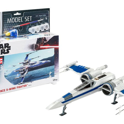 Resistance X-Wing Fighter Caccia Model Kit Star Wars 1/50  25 cm Set Deluxe con colori