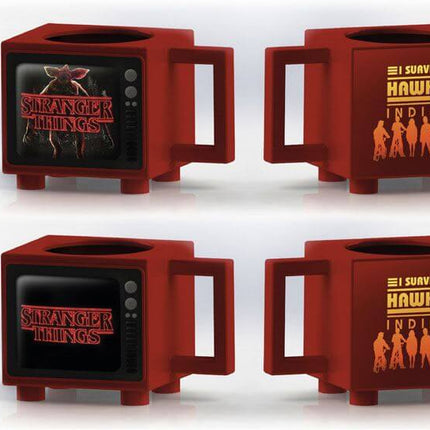 Stranger Things Tazza Cambia Colore Heat Change Mug I Survived Hawkins