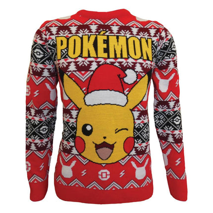 Pokémon Sweatshirt Christmas Jumper Pikachu - ADULTS SIZE