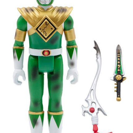Mighty Morphin Power Rangers ReAction Figurka Zielony Ranger (uszkodzony w bitwie) 10cm