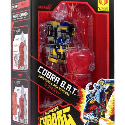 GI Joe Figurka Super Cyborg Cobra BAT (przezroczysta) 28cm