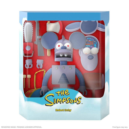 Robot Itchy The Simpsons Figurka Ultimates Super7 18 cm