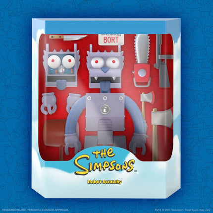 Robot Scratchy The Simpsons Ultimates Figurka 18 cm