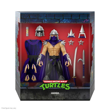Teenage Mutant Ninja Turtles Ultimates Figurka Shredder (Srebrny Pancerz) 18 cm