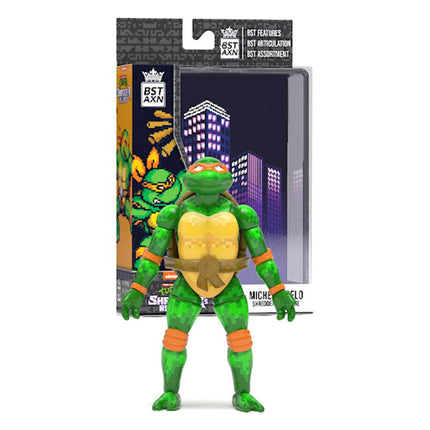 Teenage Mutant Ninja Turtles BST AXN Figurka NES 8-Bit Michelangelo Exclusive 13 cm