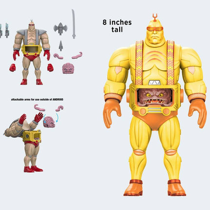 Krang z Androidem Body (gra zręcznościowa Colors) Teenage Mutant Ninja Turtles BST AXN XL Figurka 20 cm