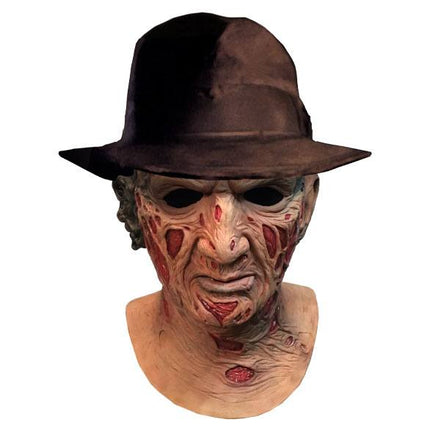 Freddy Krueger Con Cappello Deluxe Latex With Hat Mask  A Nightmare on Elm Street