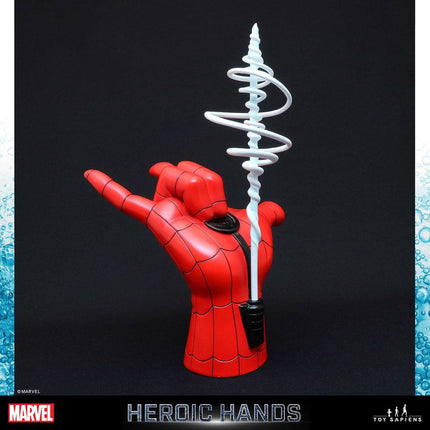 Marvel Heroic Hands naturalnej wielkości statua #01A Spider-Man 26 cm