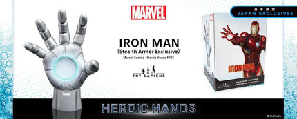 Marvel Heroic Hands Life-Size Statue #2C Iron Man Grey Armor 23 cm