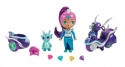 SCOOTER DI ZETA SHIMMER AND SHINE BAMBOLA CON SCOOTER MATTEL FHN31 (3948306890849)